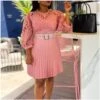Fashion Solid Color Lace Crochet Hollow Long Sleeve Pleated Dress Wholesale Dresses N5323032800167 -OTIS Clothing Shop O1CN01bubpyZ26UcdgvgSwG 4225457665 0 cib 8