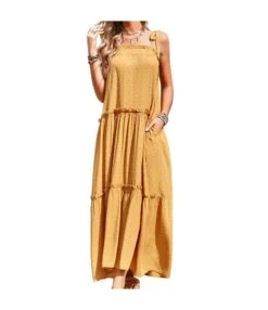 Loose Solid Color Strappy Wooden Ears Dress Wholesale Dresses N4623050300049 -OTIS Clothing Shop O1CN01f3E54N1wuay9YrGto 3267756368 0 cib