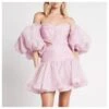 Bubble Sleeve Pleated Off Shoulder Short Tight Hollow A-Line Dress Wholesale Dresses N5323032300032 -OTIS Clothing Shop O1CN01i6XXO31v3B568Qpq9 2485646116 0 cib 3