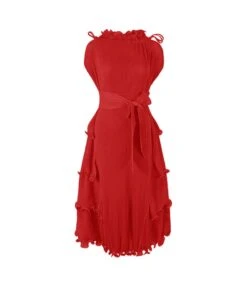 Design Sense Short Sleeve Ruffle Neck Pleated Hem Dress Wholesale Dresses N5923082300001 -OTIS Clothing Shop O1CN01kdn7WM2AYWMffUDSY 2201313838215 0 cib 1