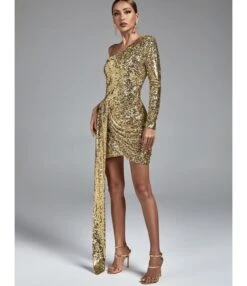 Sexy Slant One Shoulder Sequins Slim Splicing Dress Wholesale Dresses N5923081800035 -OTIS Clothing Shop O1CN01lwiCKr1rRfvPva4qc 2200855815628 0 cib