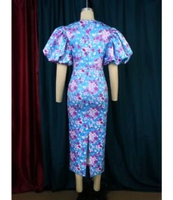 Commuter Style Lantern Sleeves High-Waisted Plum Print One-Step Dress Wholesale Dresses V5923050600035 -OTIS Clothing Shop O1CN01mqWy0s1TGB8sCqaUV 2206882922354 0 cib