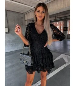 Hollow Half-Sleeved Irregular Lace V-Neck Layered Dress Wholesale Dresses N4601423032800161 -OTIS Clothing Shop O1CN01tMVMY42HGO5MVJ4Bp 2212450069123 0 cib 4