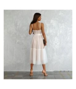 Elegant Suspender Lace Mesh Stitching Backless Dress Wholesale Dresses N462303280017218 -OTIS Clothing Shop O1CN01vJ17YN2HGO4BNSCKv 2212450069123 0 cib