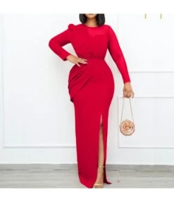Temperament Solid Color Mesh Splicing Package Hip Pencil Dress Wholesale Dresses N5923080800068 -OTIS Clothing Shop O1CN01veXW0r26UcdLcqtwr 4225457665 0 cib 6