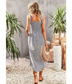Striped Wrap Chest Single-Breasted Vacation Suspender Dress Wholesale Dresses N5323022200254 -OTIS Clothing Shop O1CN01xniJMX1ND4lWIS0xb 2425141535 0 cib