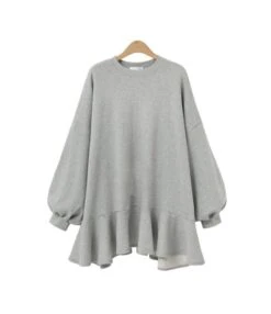 Round Neck Lantern Sleeve Sweatshirt Dress SD070138 -OTIS Clothing Shop a70f7545 d127 4e1f a167 445206059d19 28052E849920A15B558990FD879BF7E1