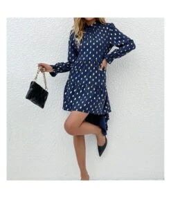Polka Dot Bronzing Half High Neck Dress SD160345 -OTIS Clothing Shop a762867d 6d3a 43ac 97dc 6f5737b7205c 7CEBB51CA9B6B3824344373ACD21DEE1