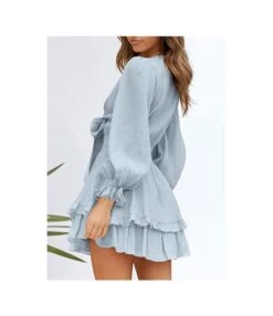 V-Neck Solid Color Tieback Bowknot Long Lantern Sleeve Ruffle Dress Casual Wholesale Dresses SD531178 -OTIS Clothing Shop a8f8bfa4 aa81 4885 b738 b471939cb503 9CF702A1BB98AF8813AC8B4AD408AE21