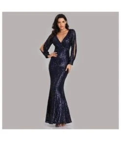 V-Neck Hollow Long Sleeve Slim Sequin Prom Evening Dress Wholesale Maxi Dresses SDN535239 -OTIS Clothing Shop ab292dc9 f068 473e 85c0 914b583b4179 f21b70ae74b2e6e00eb95883b9f7c37b