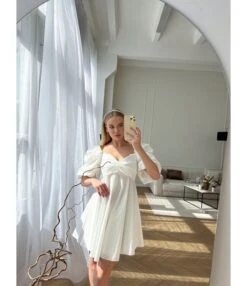 Sexy Strapless High Waist Bubble Sleeve Solid Color A-Line Mini Dress Wholesale Dresses SDN562843 -OTIS Clothing Shop b11a3d88 278c 48d3 b8a1 fbf6fa120184 2c76d31364ceffecb209932ebaa45a86