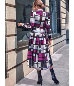Button-Down Contrast Lapel Commuter Long-Sleeved Dress Wholesale Dresses SDV464564 -OTIS Clothing Shop b1c2286c 1fa9 4066 968c 53370194eb61 e421e8f8179ab106c069c4a44a98bb27