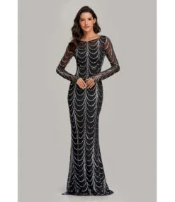 Sequin Slim Party Dress Elegant Party Long Sleeve Fishtail Evening Dress Wholesale Maxi Dresses SDN537007 -OTIS Clothing Shop b24c9066 860b 4e87 909b 530788be1861 ee46e2835084bf1939f7c71f040bf4ba
