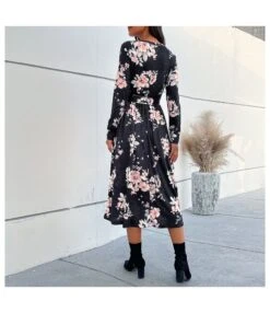 Long-Sleeve Printed V-Neck Tie-Up Waist Floral Dress Wholesale Dresses SDN538173 -OTIS Clothing Shop b6cce7ea f13b 4603 91eb 4b49d11fc2f4 3950edda9545b31f84c9514c3fa37e59