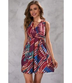 Fashion Printed V Neck Sleeveless High Waist Tank Dress Wholesale Dresses SDN533525 -OTIS Clothing Shop b6fd97fc 8640 463c 9ff9 13ad54cc9e0a 84c147553e95d810641020eb9db13f8d