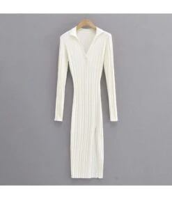 Bodycon Slit Full Sleeve Solid Ribbed Midi Dress SD080009 -OTIS Clothing Shop ba2dca42 03ee 437c b3f6 a65e9ffb8c7e 506F2DF38A223146BA67A39652DC4E67