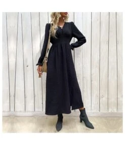 Long-Sleeved Side Slit Button-Down Slim-Fit Solid Color Midi Dress Wholesale Dresses SDV464033 -OTIS Clothing Shop bcad7fb9 9ab9 4916 b58e 9ef993268fa0 57699e972c44b4df1194c67ac41a2e31
