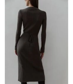 Low-Cut Slim Commuter Fashion Long-Sleeve Slit Knitted Dress Wholesale Dresses SDV463846 -OTIS Clothing Shop bcb60f48 649e 461d b29e 026d85fecd98 2b2ffd269b771429ec9789d96b2c93b6