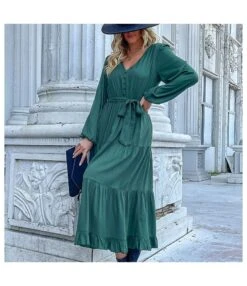 Long Sleeve Tie-Up V-Neck Pleated Smocked Swing Dress Wholesale Dresses SDN538074 -OTIS Clothing Shop beb66ee4 89d3 4437 aa4f aa99b900a9d3 940252c3f8c2c2681301c59562c071ed