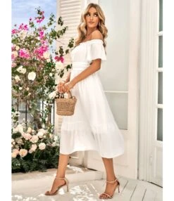 One Shoulder Solid Color Waist Vacation Flowy Dress Wholesale Dresses SDN539976 -OTIS Clothing Shop bf0717f0 db91 44db 9897 869820665c4c 468a3710f654efc515ce514b7a84b43a