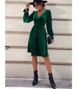 Simple V-Neck Slim Fit Long-Sleeved Solid Color Mid-Length Dress Wholesale Dresses SDV463742 -OTIS Clothing Shop c510fc8e e674 4d65 a73f cc6af3d65060 542b6e8c0a7b6b23d7afda914afe826b