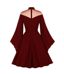 Halloween Retro Black Queen Swing Dress Mesh Patchwork High Waist Trumpet Sleeve Wholesale Dresses SDN562422 -OTIS Clothing Shop c89d39b3 7e05 46d3 a391 c311d0adb10a c2d54f091465cdd2931318033c138b70