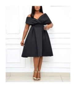 Sexy Short-Sleeved Deep V-Neck A-Line Hem Dress Wholesale Dresses V5923050500008 -OTIS Clothing Shop c91e166d6df8493dba17aff90126e36c 6