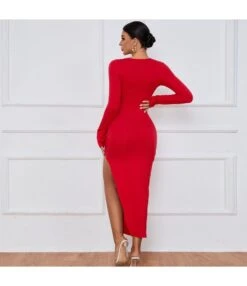 Sexy Slim Fit Hip Tight Slit Long Sleeve Bodycon Dress Wholesale Dresses SDN538005 -OTIS Clothing Shop cb55f524 09ae 45c3 9299 cce38b96ceb3 f4f5680ca28b4735d19db8394dd57526