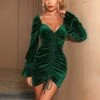 Sexy Long Sleeve Pleated Package Hip Velvet Dress Wholesale Bodycon Dresses SDN536204 -OTIS Clothing Shop cd9dd779 549d 41d0 9be1 7ece1df9dad6 866eadff694f17261d17e5b20b425f6a