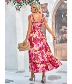 Floral Print Tie-Up Waist Sleeveless Strappy Long Dress Wholesale Dresses SDN539992 -OTIS Clothing Shop ce3be8eb 9434 44df 9ae4 87b05444d2d4 92fdd3d0369434e74847a895bcd26198
