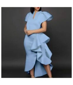 Wholesale Ruffled Trim Sleeve Asymmetrical Midi Dress SD161591 -OTIS Clothing Shop ced5e53a 57c5 41ef aca8 3fe0f369b2e2 F5FAF0AEEAA738BAF85B4A871306CC54
