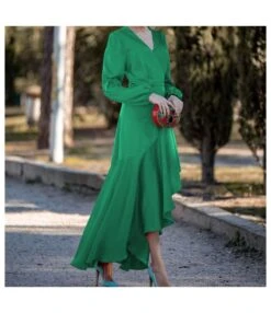 Irregular Ruffled Fashionable Long-Sleeved V-Neck Maxi Dress Wholesale Dresses SDV464122 -OTIS Clothing Shop cf93ac9f 8b61 4b10 ba4b 95795f78f7d7 75daba50403b5b80211389d40f86a949