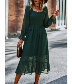 Solid Color Square Neck Long Sleeve Vintage Jacquard Dress Wholesale Dresses SDN537201 -OTIS Clothing Shop d262582e 13d0 4728 872b a727247ff724 4b59c9fcd68f6e411a83b34e9175fe06