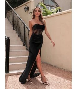 Off Shoulder Velvet Sexy Evening Party Corset Tube Top Dress Wholesale Maxi Dresses SDN537676 -OTIS Clothing Shop d52a59c9 95df 43b1 9b5f 0940c89eb085 f96cff2c49e450db01918cb53dcef521