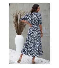 Elegant Lantern Sleeve Knotted Print Midi Dress Sexy V Neck Side Slit Wholesale Dresses SDN560361 -OTIS Clothing Shop d55bd382 ebcf 4917 8aa9 a1dd6f7f0a9d 8135fd1ec9e982ad196484357084ffe1