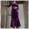 Long Sleeve Slim Elegant Fish Tail Velvet Dress Wholesale Dresses SDN536960 -OTIS Clothing Shop d67e829d 0a9b 4e7d 8b61 5e48832d25e2 7433d2e8de0eef01b618a79988dded11