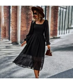 Solid Color Square Neck Long Sleeve Vintage Jacquard Dress Wholesale Dresses SDN537201 -OTIS Clothing Shop da76adb4 9dc7 42ef b31d 4d9d12bb54b9 eecb24eed7178e92971a045beabcb960