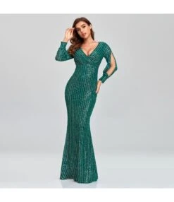 V-Neck Hollow Long Sleeve Slim Sequin Prom Evening Dress Wholesale Maxi Dresses SDN535239 -OTIS Clothing Shop db8cb046 321f 4ff5 9458 70f1849f771f O1CN015N9qmB1iQubUkRIPn 2206379194408 0 cib