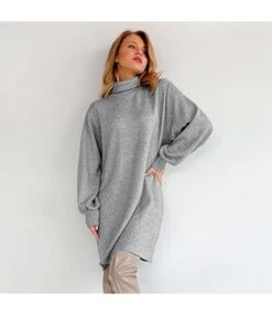 Loose Warm Knit Turtleneck Belt Commuter Mini Dress Wholesale Dresses SDV463848 -OTIS Clothing Shop dbe98c8d 1a20 4207 949f 4149ddfac736 4a61b399beb7148720caa4a2ab887e90