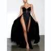Sexy Solid Color Suspender Slit Evening Dress With Padded Wholesale Maxi Dresses SDN561716 -OTIS Clothing Shop dca419e7 c463 4293 8baf 965356885762 1df322fbe015f344ca29cfefc32258c5