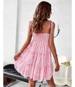 Floral Printed Agaric Laces Chiffon Sundresses Lace-Up Sling Ruffled Swing Dress Wholesale Dresses SDN533150 -OTIS Clothing Shop e316684c f11e 4a51 ba97 e06e7c762cad ea50a0cc48dbc100f496a6b037a68e34