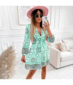 Fashion Print V-Neck Dress Casual Long Sleeve Loose Swing Wholesale Dresses SDN562005 -OTIS Clothing Shop e4ddec47 71dd 4339 9eb5 a7b60cc69ce1 O1CN011wJUyk1OfIlA0UZ6h 2223191732 0 cib