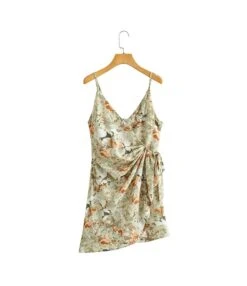 Printed Sling Deep-V Neck Side Knotted Pleated Bag Hip Mini Dress Sexy Wholesale Dresses SDN533231 -OTIS Clothing Shop e587fd29 bfab 482e b54e 0e7477d0f31a 56ece96a5b06ff5cf044110f8186bfc3
