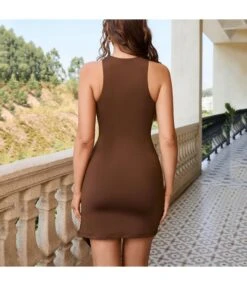 Sleeveless Sexy Hollow Cross Strap Shirt Slit Tight Mini Dress Wholesale Dresses SDV463925 -OTIS Clothing Shop e5b7184f 0b17 49ee 889d febf9687c74c a4c111097804858c03f25509b7530cda