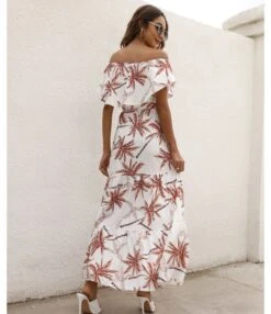 Leopard & Floral Printed Off Shoulder Ruffled Wide Lapel Resort Dress Wholesale Maxi Dresses SDN533198 -OTIS Clothing Shop f0e1a589 18dc 4771 a86d d2a570bd19a7 1580b248e1fac8bc398e7cb7fd406a73