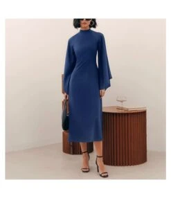 Open Back Advanced Chiffon Elegant Commuter Dress Wholesale Dresses N464423033000005