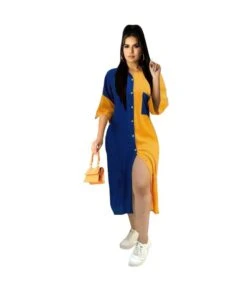 Stitching Print With Floral Shirt Cardigan Sunscreen Long Short-Sleeved Dress In 2 Way SD150031 -OTIS Clothing Shop f266010d 536c 4af3 837c 317b445b54b4 065412BB67B578ACA5492C4EE0DCFBEA