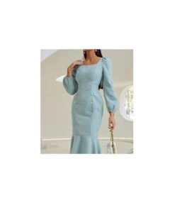 Plaid Square Neck Button Long Sleeve Elegant Ruffled Slim Dress Wholesale Dresses SDN536890 -OTIS Clothing Shop fb18bb5e bc0a 44a1 83d5 9e3f25870313 7fbaeee34637ed7bc7901cdd728d1a54