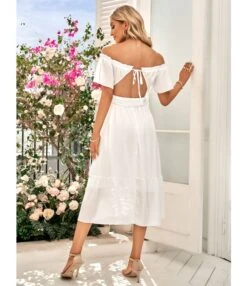 One Shoulder Solid Color Waist Vacation Flowy Dress Wholesale Dresses SDN539976 -OTIS Clothing Shop fb5ab208 a100 4a47 8f3e 54d84e1cf007 ddf3098b1d07f9000494cc55a005895f