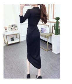 Sexy V Neck Long Sleeve High Waist Prom Bodycon Midi Dress Wholesale Dresses SD5117481 -OTIS Clothing Shop fd0ba369 b6ee 401c ab6b 18e8666b55a0 184c1fdfe44b151e8a7cf9ae0ad65c5e